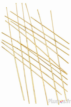 Metallstift - Ø 0,2 mm, L. 27 cm - goldfarben